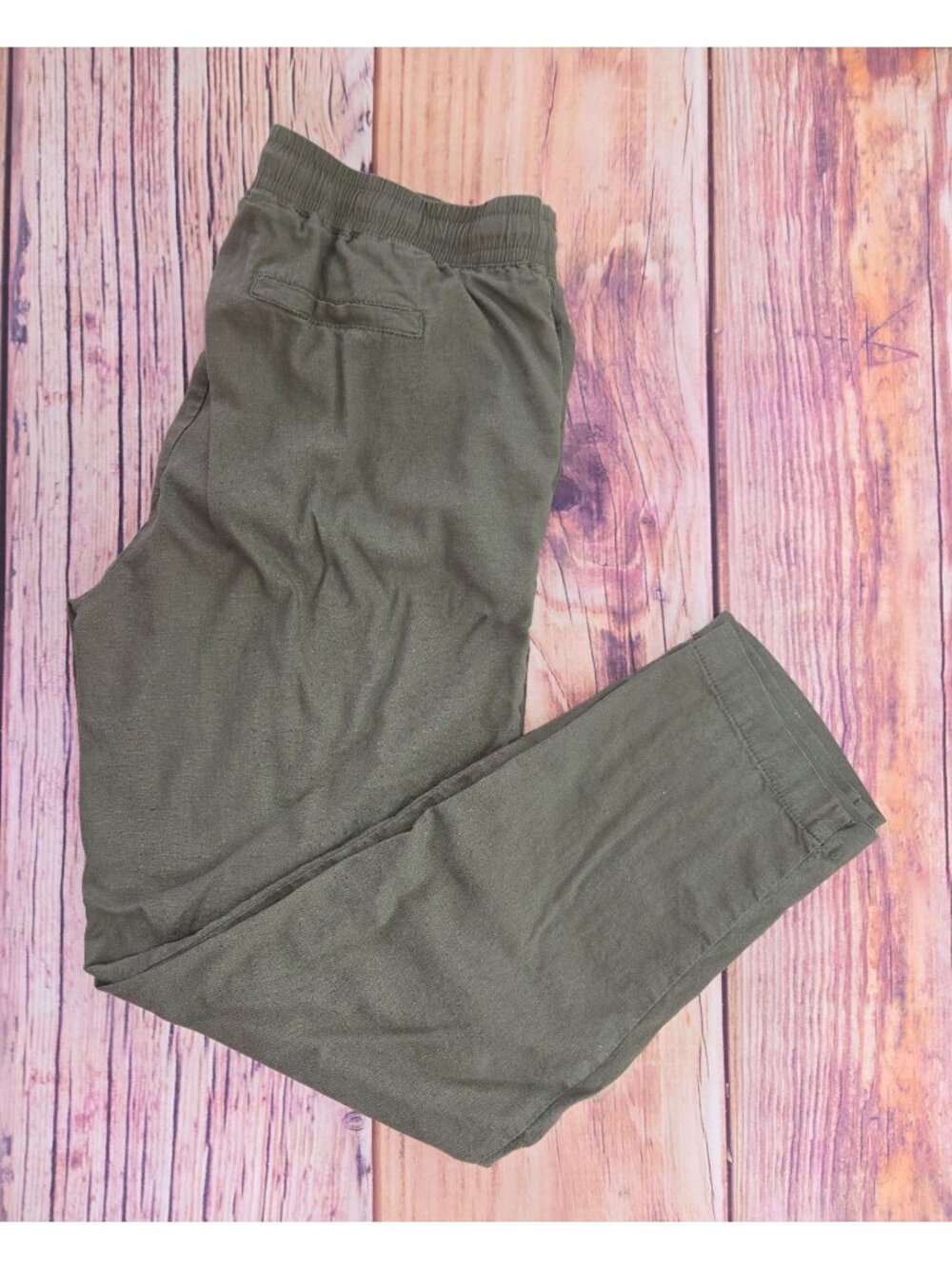 Kut From The Kloth Womens Olive Drawstring Pants Small